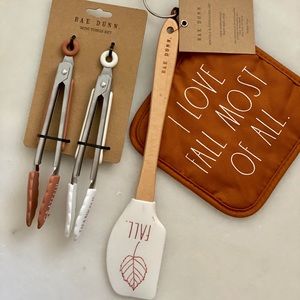 RAE DUNN FALL TONGS AND SPATULA BUNDLE